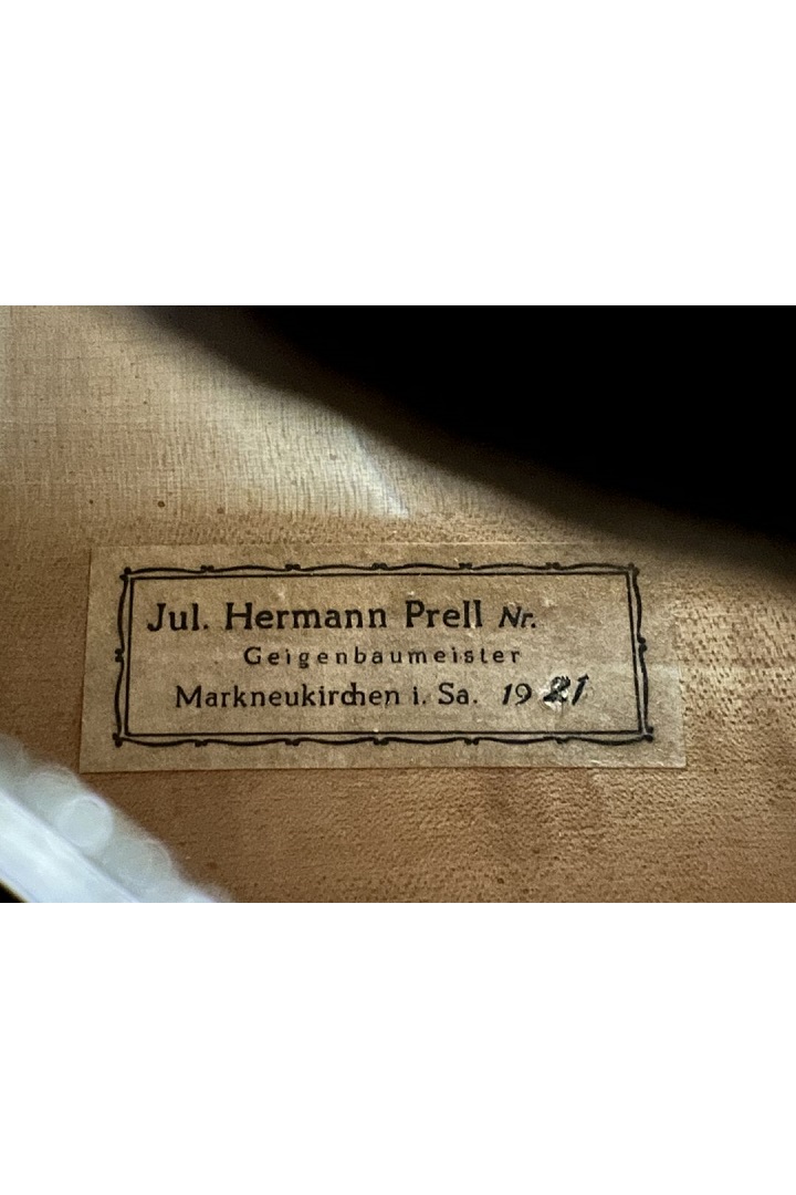 Prell Jul. Hermann - Markneukirchen Anno 1921